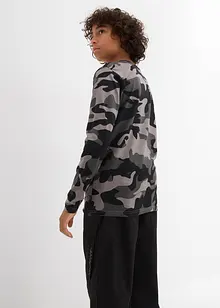 Långärmad tröja av ren bomull (3-pack), bonprix