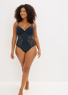 Stringbody med glansiga effekter, bonprix