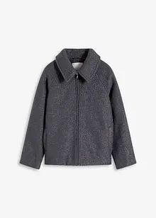 Blusjacka i mjuk bouclé, bonprix