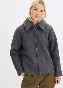Blusjacka i mjuk bouclé, bonprix