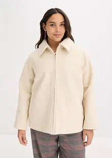Blusjacka i mjuk bouclé, bonprix