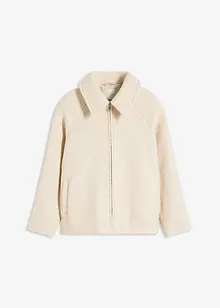 Blusjacka i mjuk bouclé, bonprix