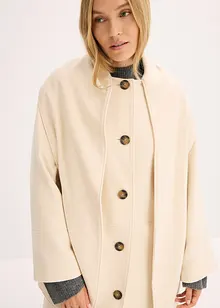 Oversizekappa med två diskreta fickor i sömmen, bonprix