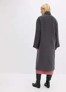 Oversizekappa i mjuk materialmix, bonprix