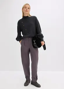 Tröja med knappslå, bonprix