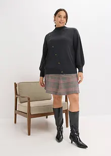 Tröja med knappslå, bonprix