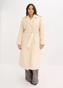 Trenchcoat med yllelook, bonprix
