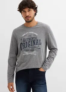 Långärmad T-shirt med ekologisk bomull (2-pack), bonprix