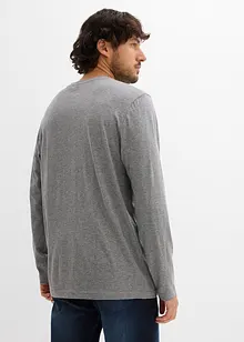 Långärmad T-shirt med ekologisk bomull (2-pack), bonprix