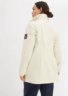 Stretchig lång softshelljacka, vattenavvisande, bonprix