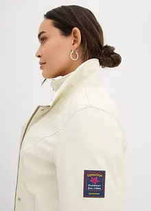 Stretchig lång softshelljacka, vattenavvisande, bonprix