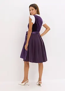 Mellanlång dirndl med sammet (2 delar), bonprix