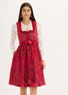 Dirndl med paljettförkläde (2 delar), bonprix