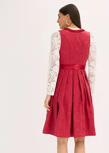 Dirndl med paljettförkläde (2 delar), bonprix