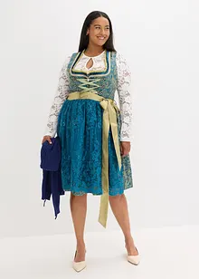 Dirndl med paljettförkläde (2 delar), bonprix