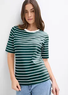 T-shirt av tjock ekologisk bomull, bonprix