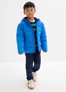 Quiltad jacka med huva, bonprix