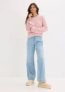 Mjuk tröja med vida ärmar, bonprix