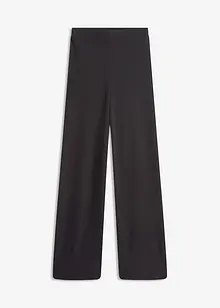 Stickad byxa av mjuk viskosmix, bonprix