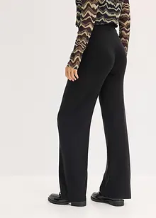 Stickad byxa av mjuk viskosmix, bonprix