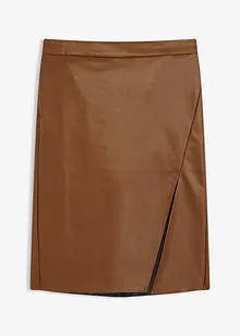 Pennkjol i skinnimitation, bonprix