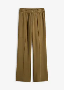 Trikåbyxa med viskos, bonprix