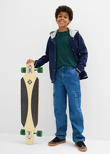 Långärmad tröja med ekologisk bomull (3-pack), bonprix