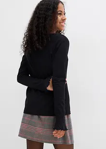 Långärmad T-shirt för barn i ekologisk bomull med elastan, bonprix