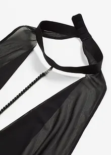 Body med öppen gren och wetlook, bonprix