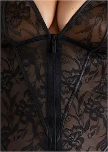 Klänning av spets med dragkedja, bonprix