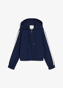 Träningsjacka med sportiga ränder, bonprix