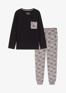 Pyjamas av ren bomull, bonprix