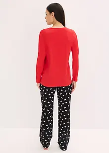 Pyjamas med sovmask, bonprix