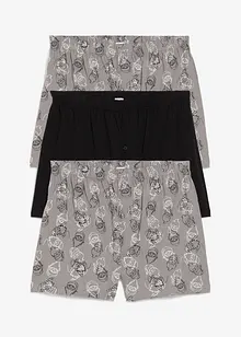 Boxershorts  med ekologisk bomull (3-pack) vid modell, bonprix