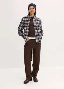 Flanellskjorta i bomull, bonprix