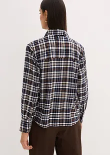 Flanellskjorta i bomull, bonprix