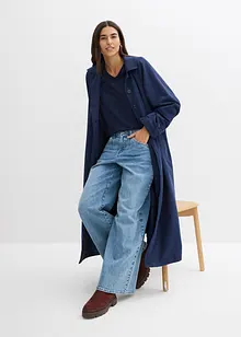 Jerseytopp av bomullsmix, bonprix