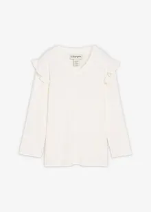 Jerseytopp av bomullsmix, bonprix