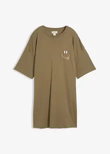 Lång topp i oversizemodell av ekologisk bomull, bonprix