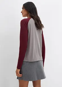 Långärmad topp av jersey, bonprix