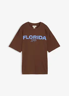 T-shirt i oversizemodell av ekologisk bomull, bonprix