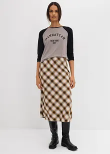 Långärmad topp av jersey, bonprix