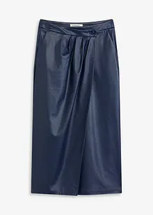 Omlottkjol av skinnimitation, bonprix