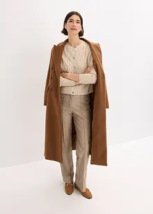 Grovstickad cardigan, bonprix