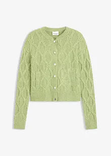 Grovstickad cardigan, bonprix
