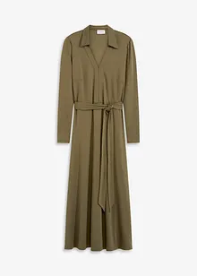 Skjortklänning med viskos, bonprix