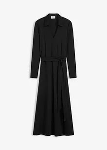 Skjortklänning med viskos, bonprix