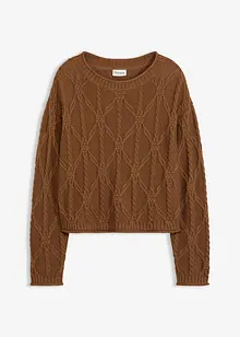 Tröja i bomullsblandning, bonprix