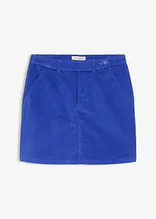 Kort manchesterkjol, bonprix