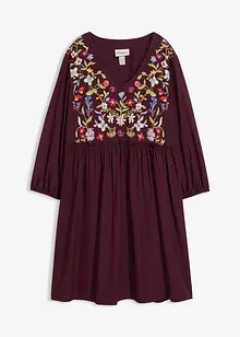 Tunikaklänning i följsam viskos, bonprix